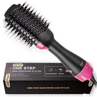 One-Step Hair 2-in-1 & Volumizer Hot Air Brush, Black